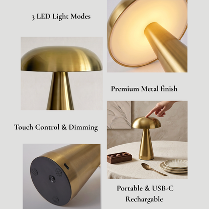 Velora Dome - Portable Metal Lamp 30% OFF